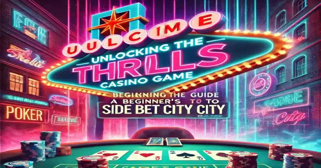 Unlocking the Thrills: A Beginner's Guide to Side Bet City Casino Game. Bsports