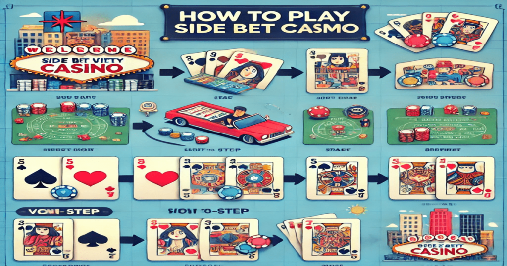 Step-by-step guide on how to play Side Bet City casino game