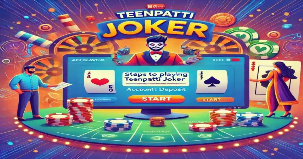 Steps to start playing TeenPatti Joker on Bsports.